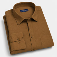 Mehendi Textured Linen Shirt For Men