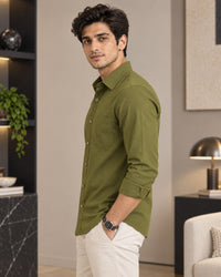 Classic Olive Cargo Shirt