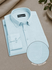 Navy Blue & Sky Blue Linear Linen Pack of 2 Shirt