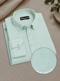 Peach & Turkish Blue Linear Linen Pack of 2 Shirt