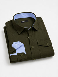 Cargo Style Bottle Green Shirt