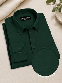 Bottle Green & Sage Linear Linen Pack of 2 Shirt