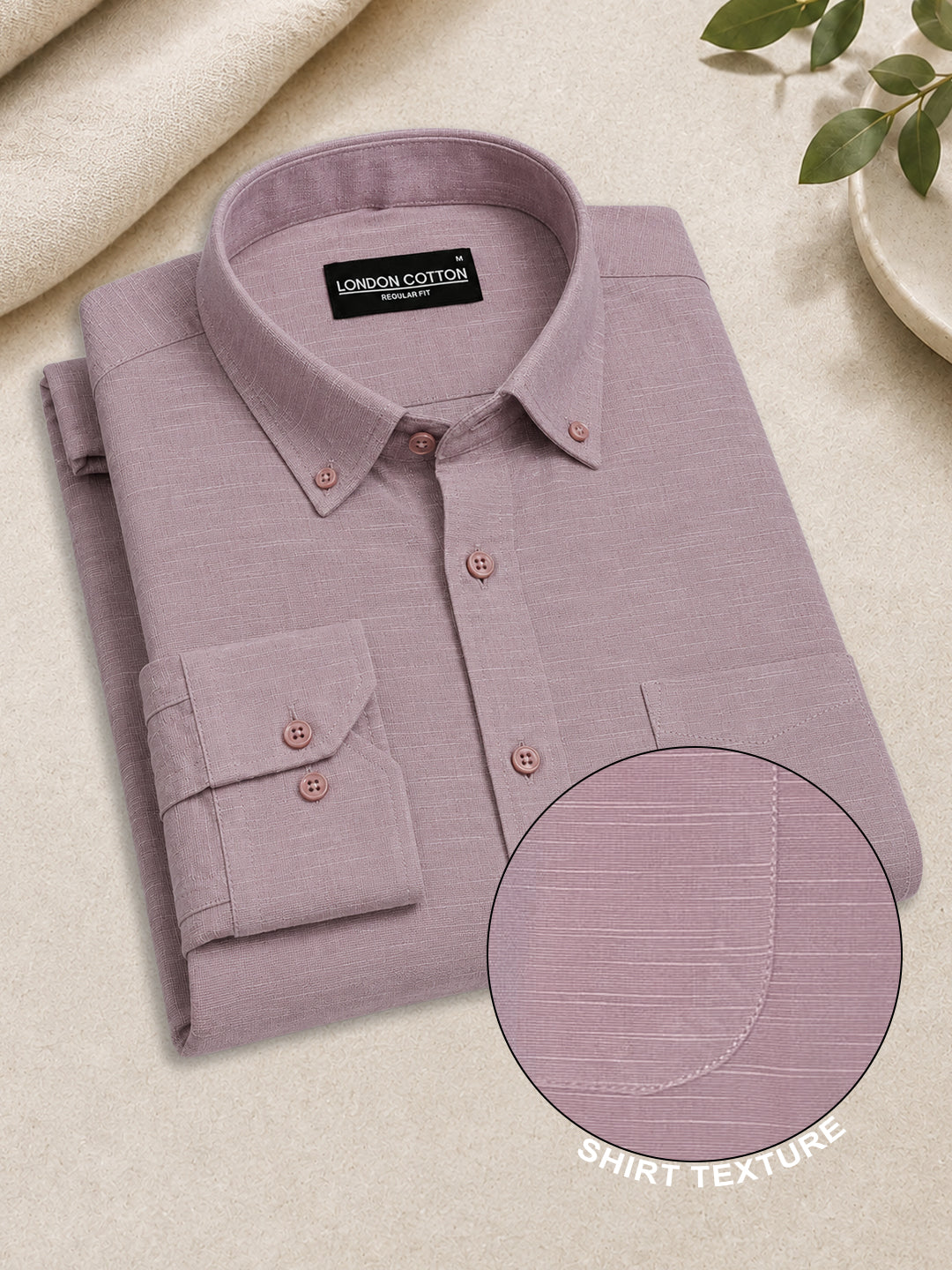 Lavender & Sage Linear Linen Pack of 2 Shirt