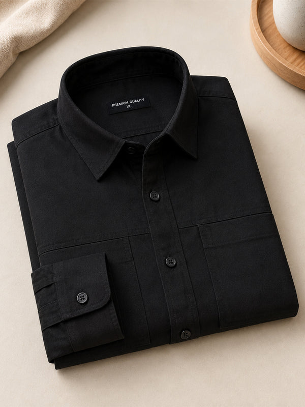 Modern Cargo Black Shirt