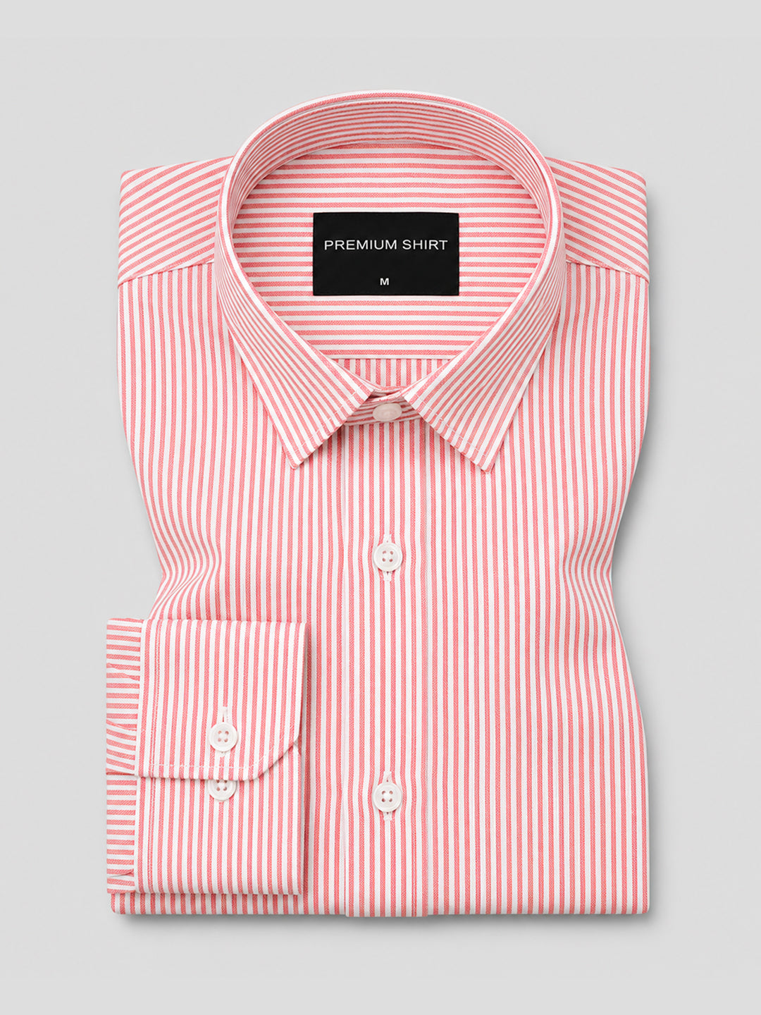 Bold Red & Mint Green Oxford Pack of 2 Shirts For Men