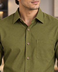 Classic Olive Cargo Shirt
