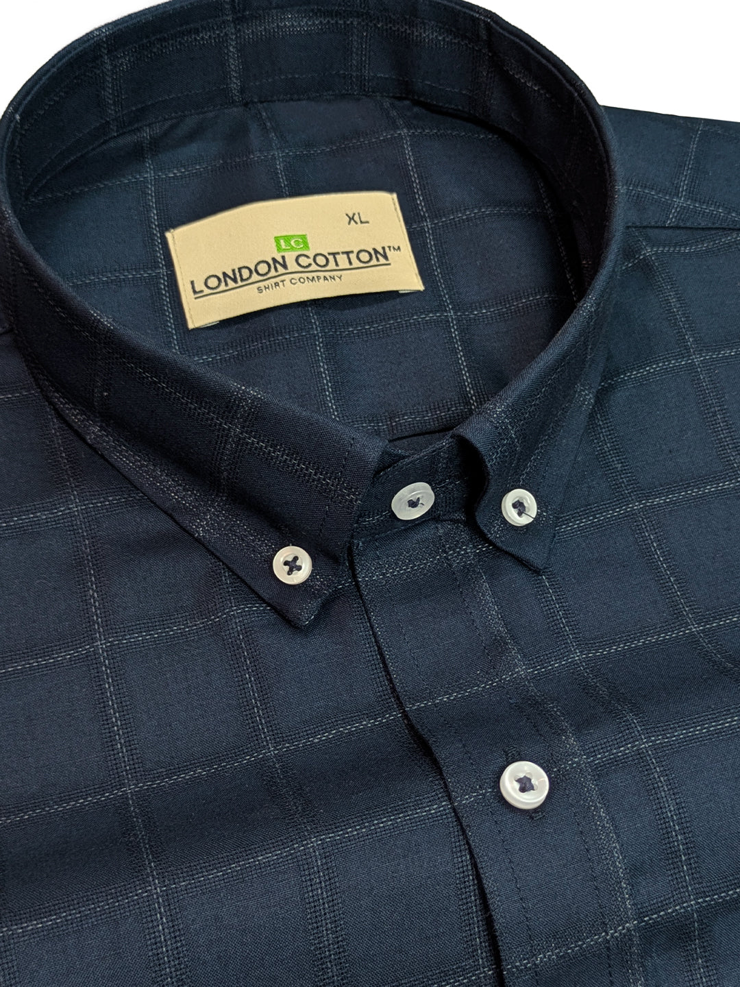 Navy Blue Signature Check
