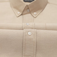 Pack of 2 Oxford Cotton Shirt For Men (Silver & Beige)
