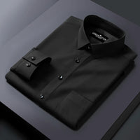 Pack of 2 Premium Cotton Solid Shirt for Man (Black, White)