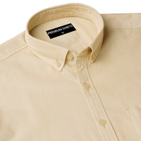 Cream Northface Shirt for Man
