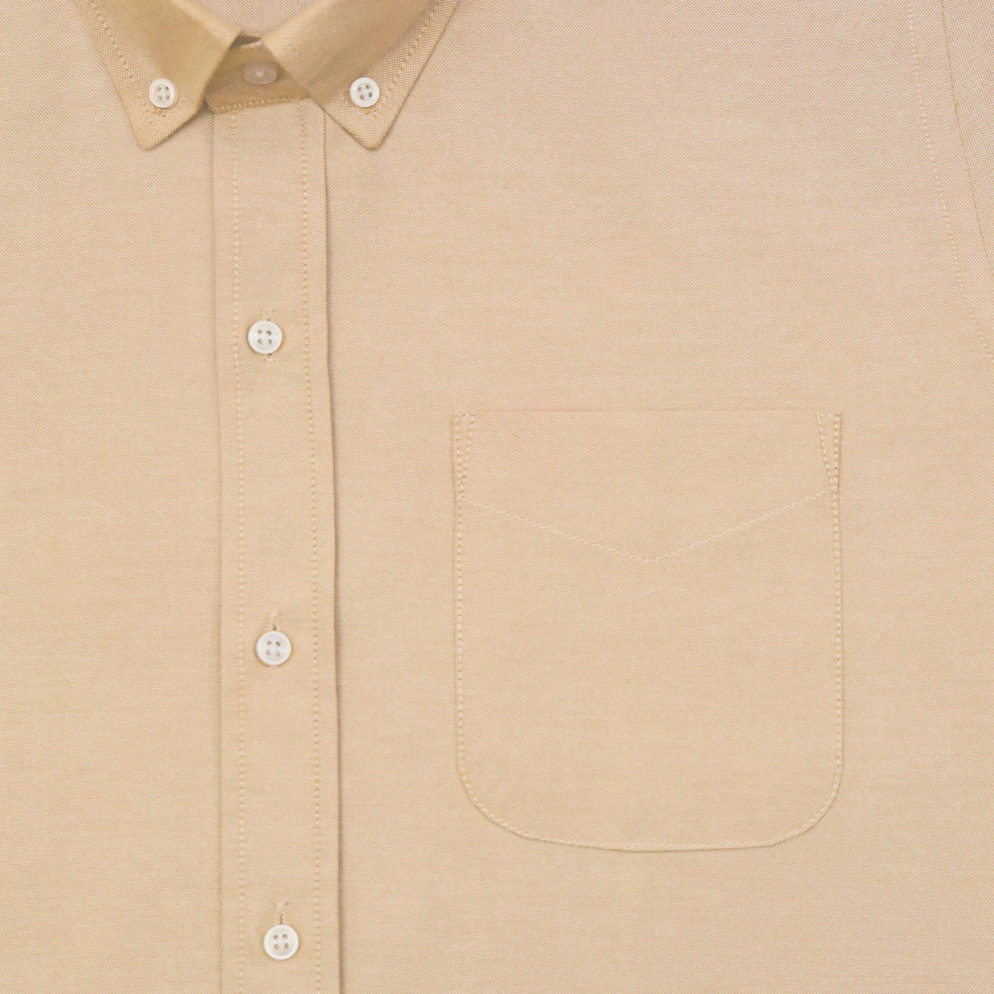 New Cream Oxford Cotton Shirt For Men