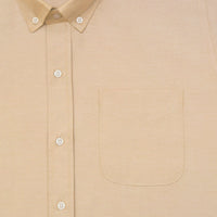 New Cream Oxford Cotton Shirt For Men