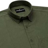 Dark Green Northface Shirt for Man