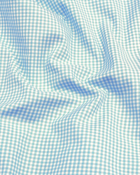 Light Turquoise Check Oxford Premium Cotton Shirt For Men