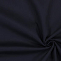 Plain Cotton Blend Solid Shirts (Navy Blue)