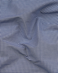 Navy Blue Check Oxford Premium Cotton Shirt For Men