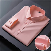 Pack of 2 Premium Cotton Solid Shirt for Man (Peach, Pista)