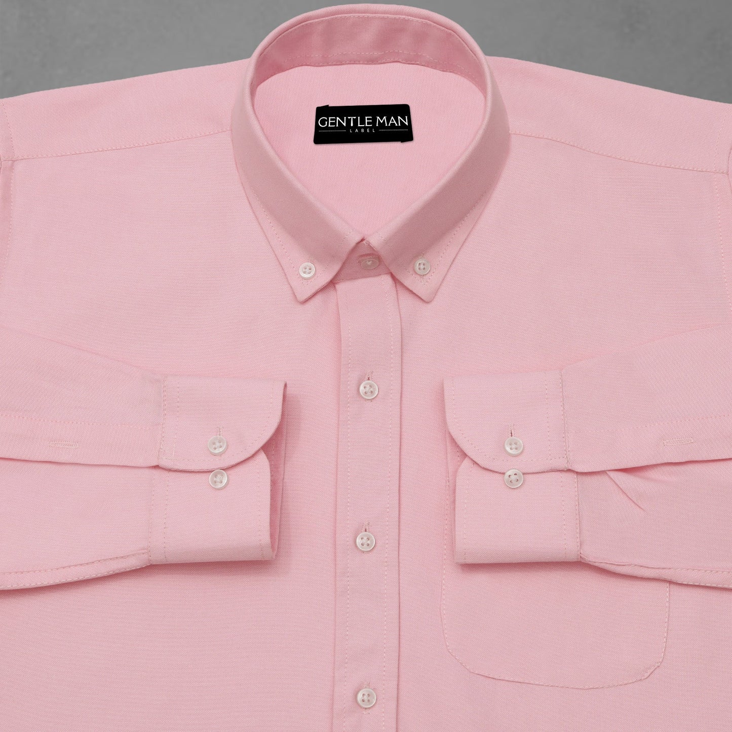 New Pink Oxford Cotton Shirt For Men