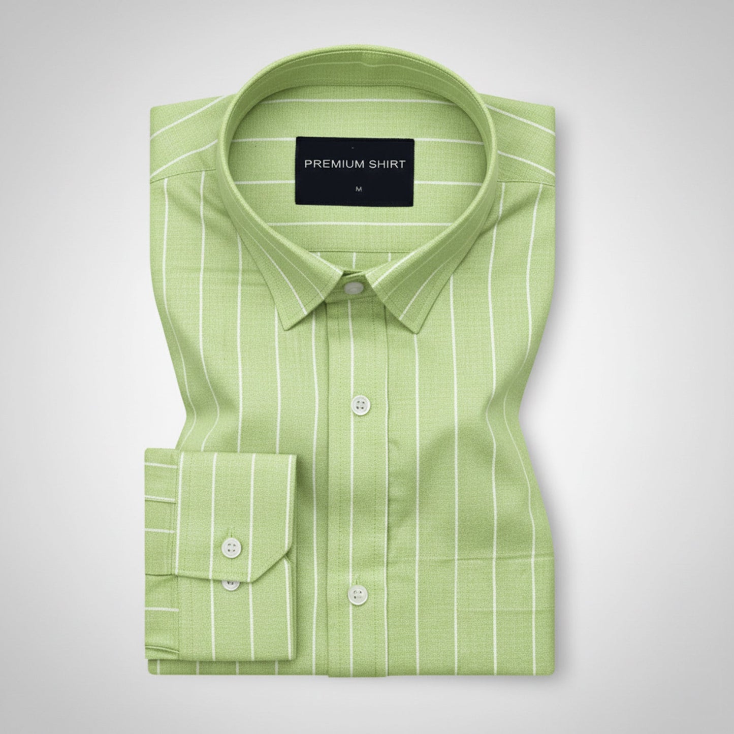 Bold Grey & Pistachio Oxford Pack of 2 Pinstripe Shirts