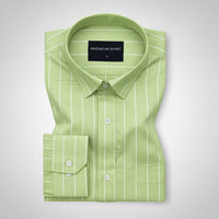 Bold Grey & Pistachio Oxford Pack of 2 Pinstripe Shirts
