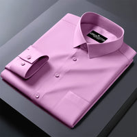 Premium Cotton Solid Shirt for Man (Rose Gold)