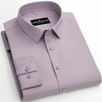 New Cotton Blend Solid Shirts (Rose Gold)