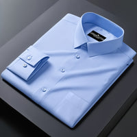 Pack of 2 Premium Cotton Solid Shirt for Man (Sky Blue, Pista)
