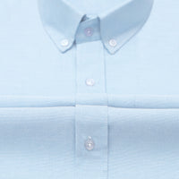 New Sky Blue Oxford Cotton Shirt For Men