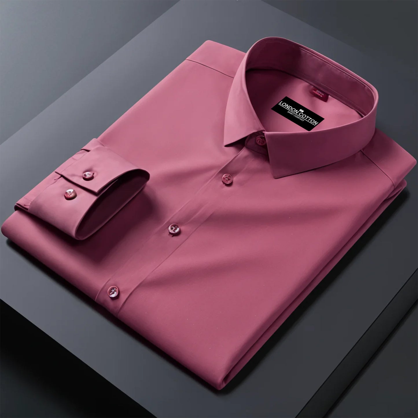 Pack of 2 Premium Cotton Solid Shirt for Man (Solid Pink, Sky Blue)
