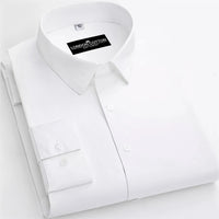 Premium Cotton Blend Solid Shirts (White)