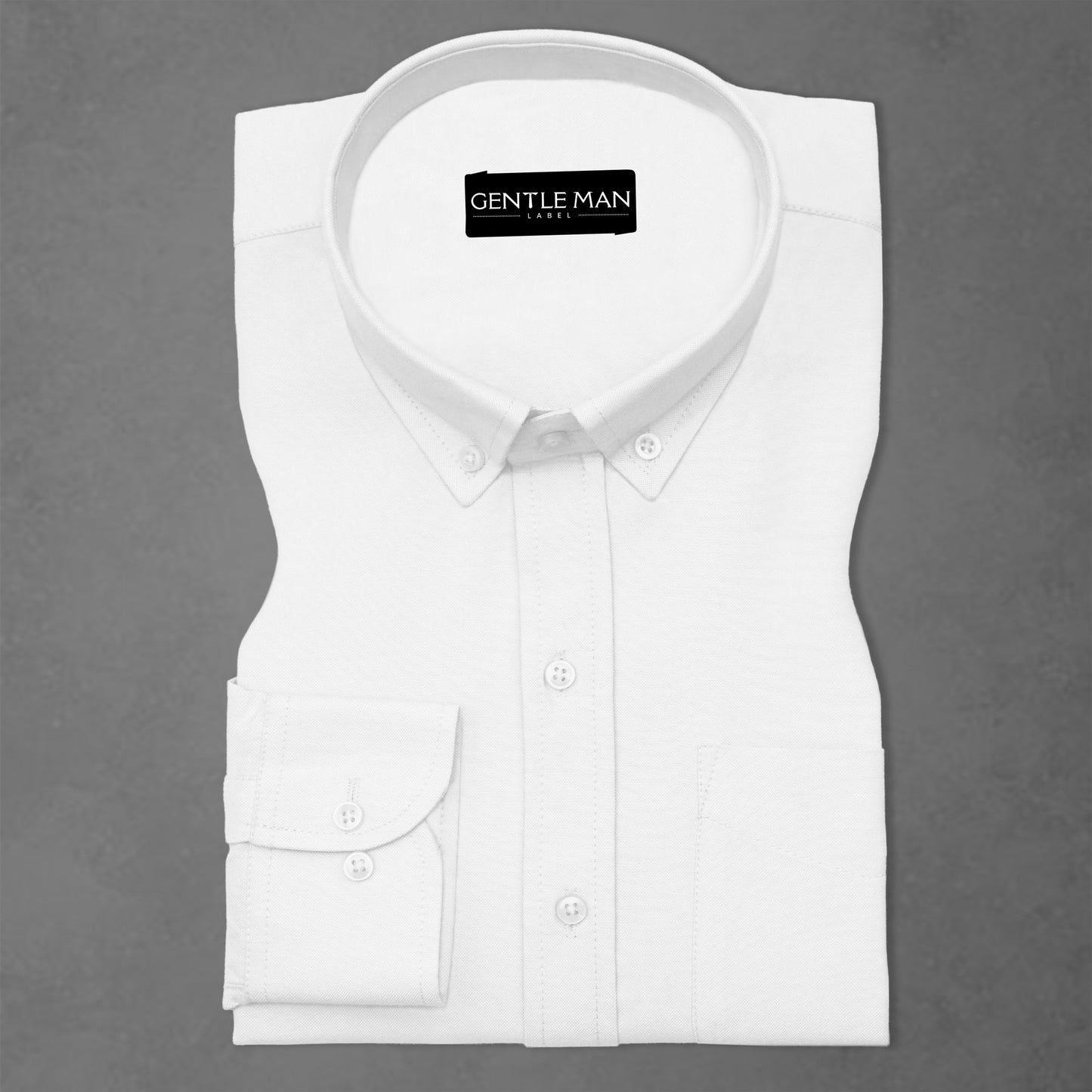 Pack of 2 Sky Blue & White Oxford Cotton Shirts Bundle For Men