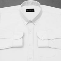 New Pearl White Oxford Cotton Shirt For Men