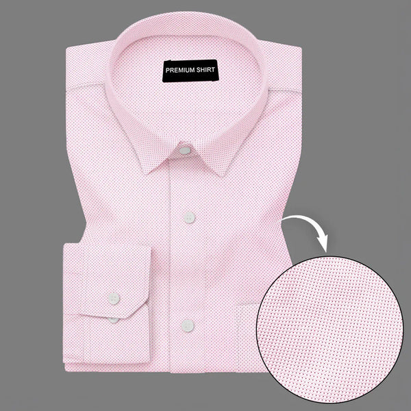 Soft Pink Party Wear Shirt for Men