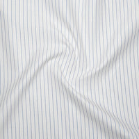 Blue Pinstripe Oxford Shirt For Men