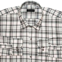 Forest Green Classic Check Cotton Blend Shirt for Men
