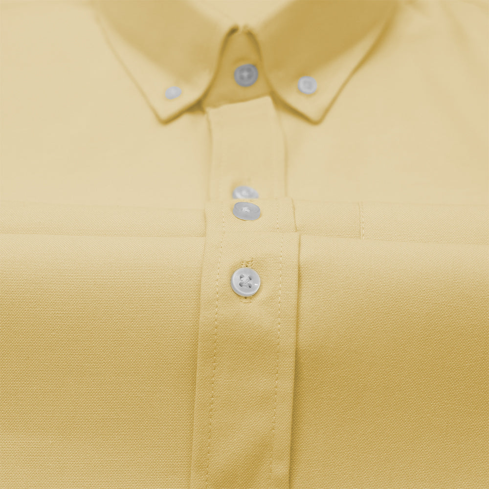 New Lemon Oxford Cotton Shirt For Men