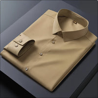 Pack of 2 Premium Cotton Solid Shirt for Man (Skin, Dark Grey)