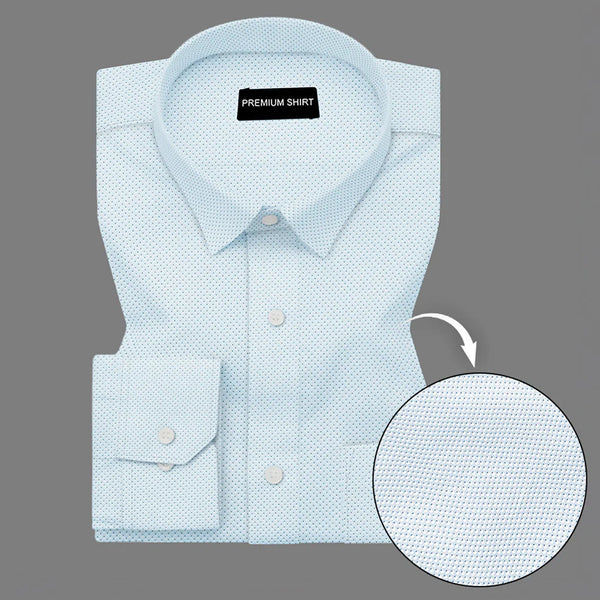 Soft Blue Party Wear Shirt for Men